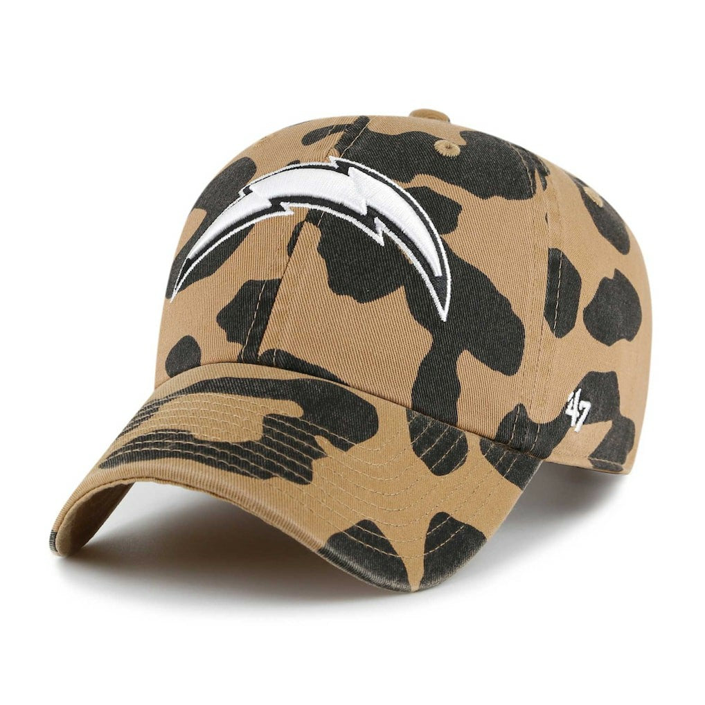 Los Angeles Chargers '47 Women's Rosette Clean Up Adjustable Hat - Tan Hats
