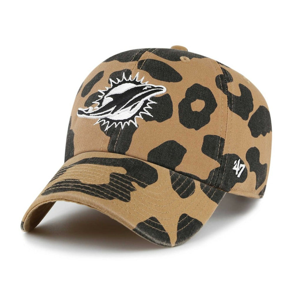 Miami Dolphins '47 Women's Rosette Clean Up Adjustable Hat - Tan Hats