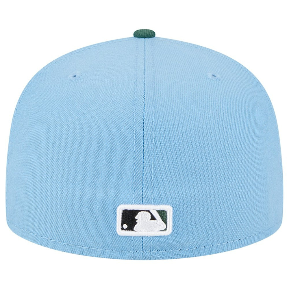 San Francisco Giants New Era 2002 World Series 59FIFTY Fitted Hat - Sky Blue/Cilantro Hats