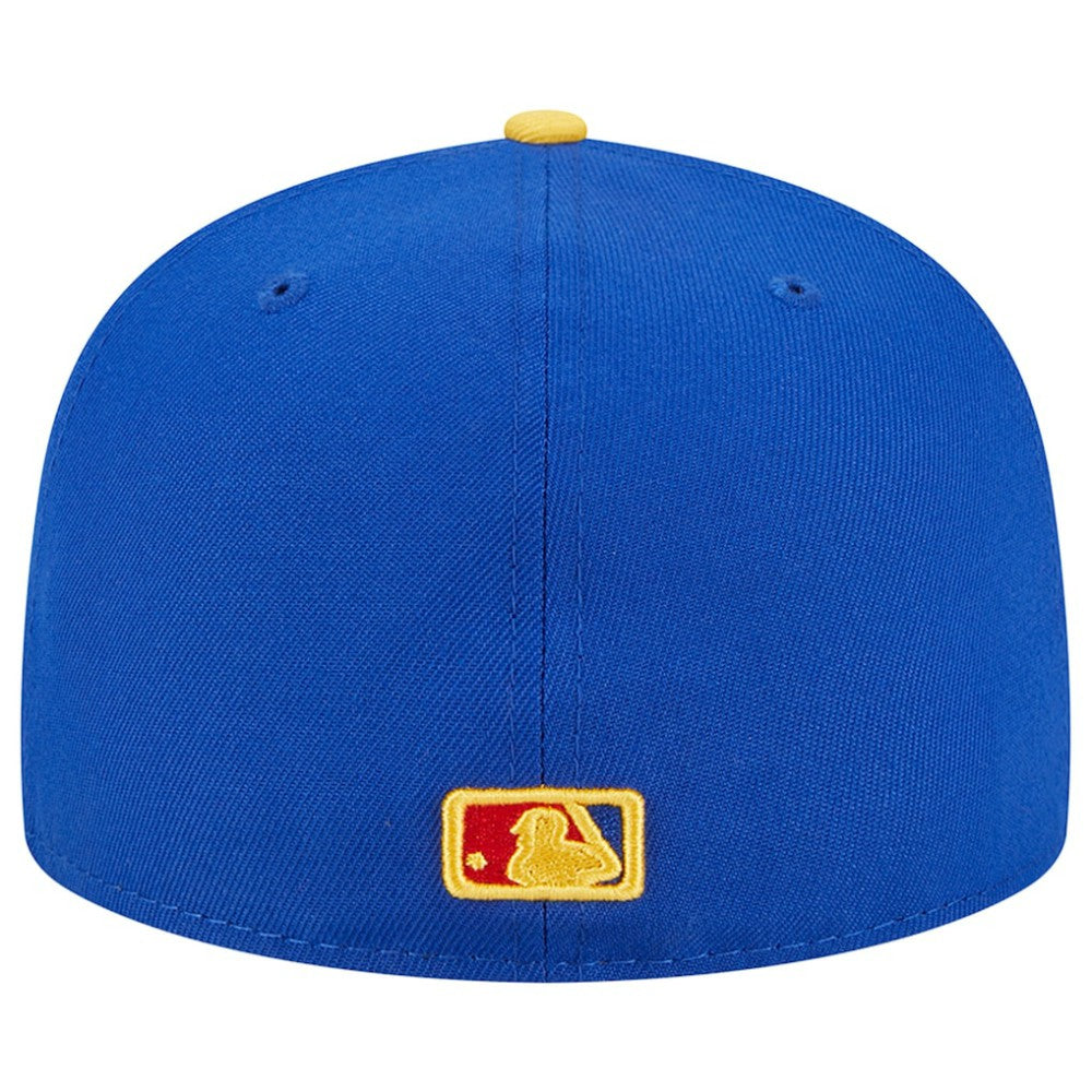 Athletics New Era Empire 59FIFTY Fitted Hat - Royal/Yellow Hats
