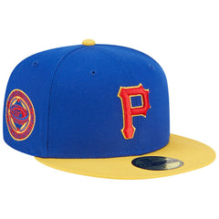 Pittsburgh Pirates New Era Empire 59FIFTY Fitted Hat - Royal/Yellow Hats