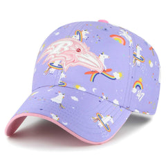 Baltimore Ravens '47 Girls Preschool Unicorn Clean Up Adjustable Hat - Lavender Hats
