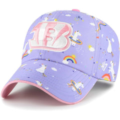 Cincinnati Bengals '47 Girls Preschool Unicorn Clean Up Adjustable Hat - Lavender Hats
