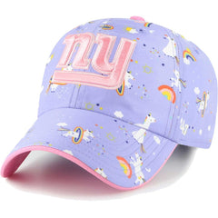 New York Giants '47 Girls Preschool Unicorn Clean Up Adjustable Hat - Lavender Hats