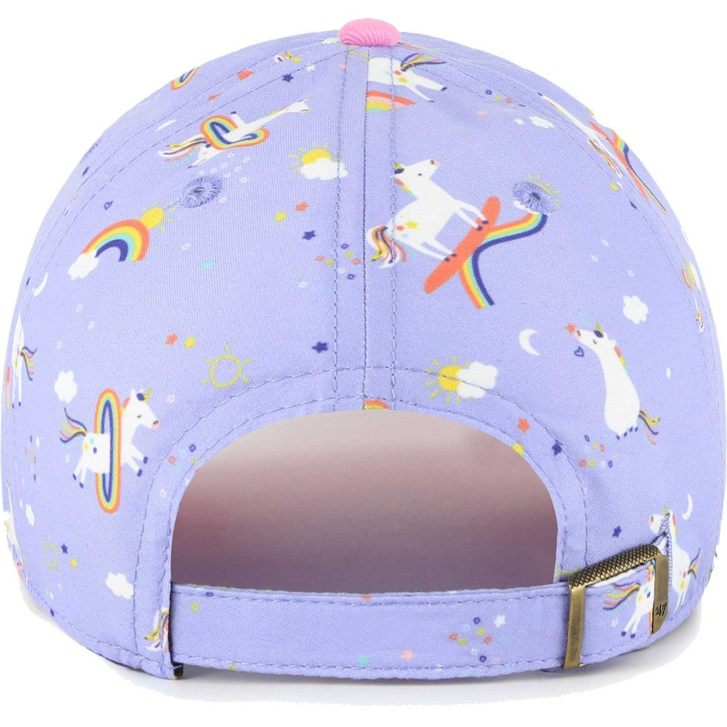 New York Giants '47 Girls Preschool Unicorn Clean Up Adjustable Hat - Lavender Hats