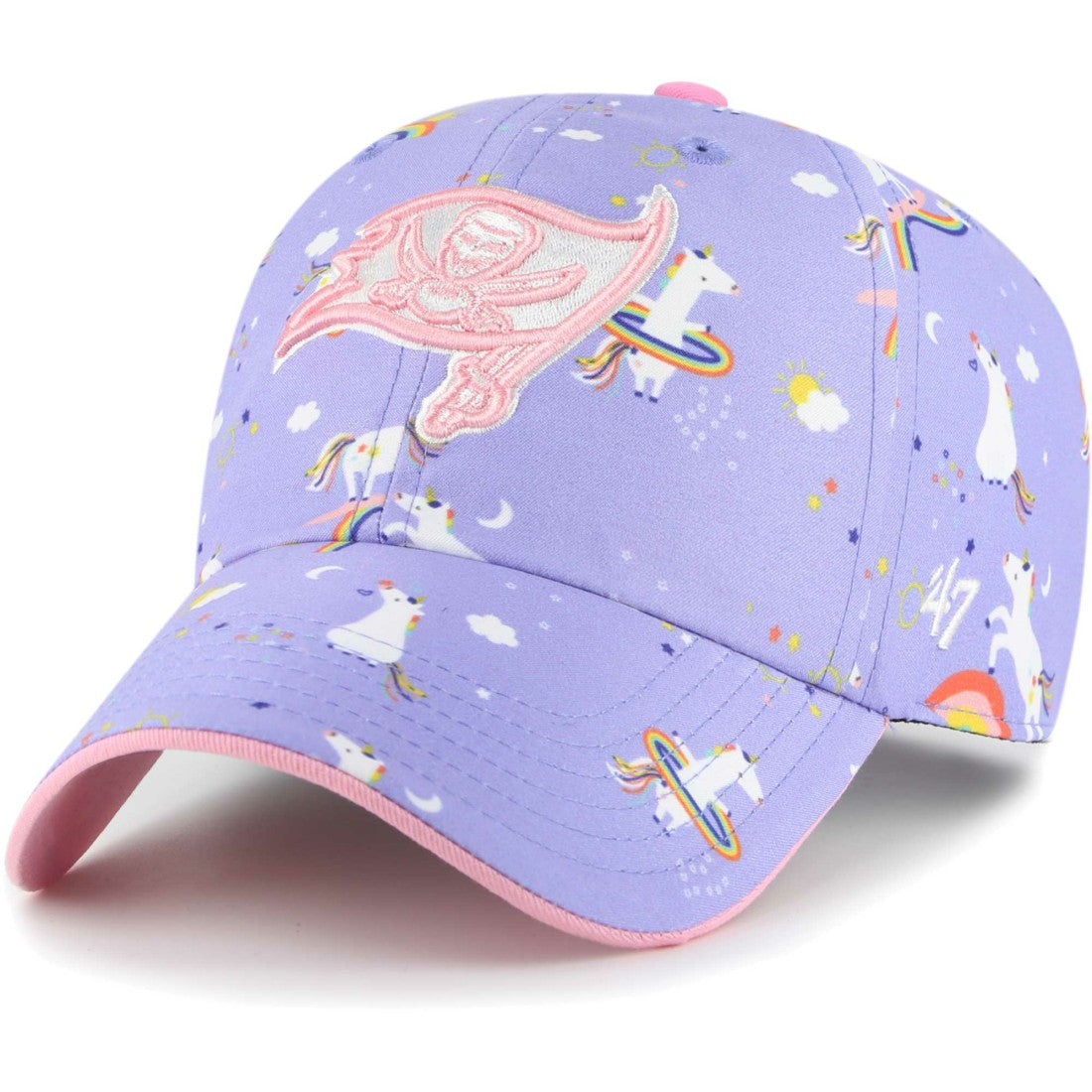 Tampa Bay Buccaneers '47 Girls Preschool Unicorn Clean Up Adjustable Hat - Lavender Hats