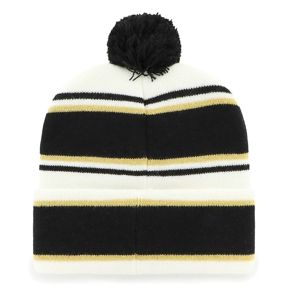 New Orleans Saints '47 Youth Stripling Cuffed Knit Hat with Pom - White Hats
