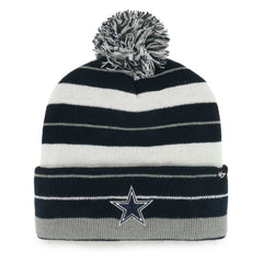 Dallas Cowboys '47 Powerline Cuffed Knit Hat with Pom - Navy Hats