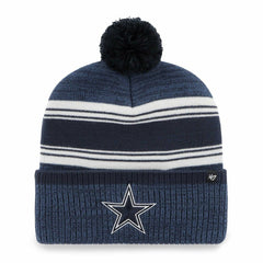 Dallas Cowboys '47 Fadeout Cuffed Knit Hat with Pom - Navy Hats