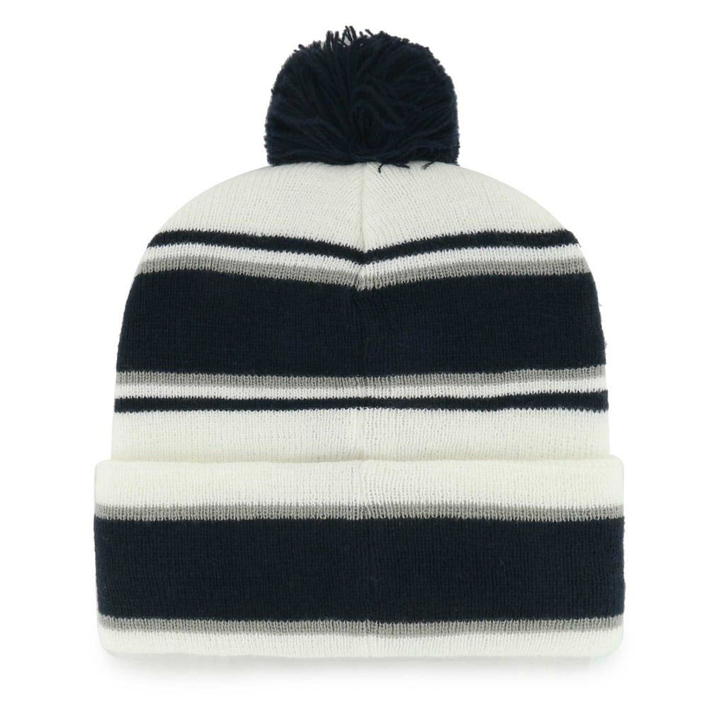 Dallas Cowboys '47 Youth Stripling Cuffed Knit Hat with Pom - White Hats