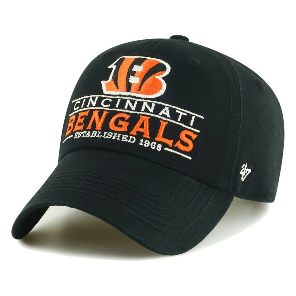 Cincinnati Bengals '47 Vernon Clean Up Adjustable Hat - Black Hats