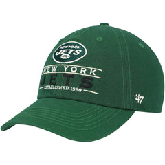 New York Jets '47 Vernon Clean Up Adjustable Hat - Green Hats