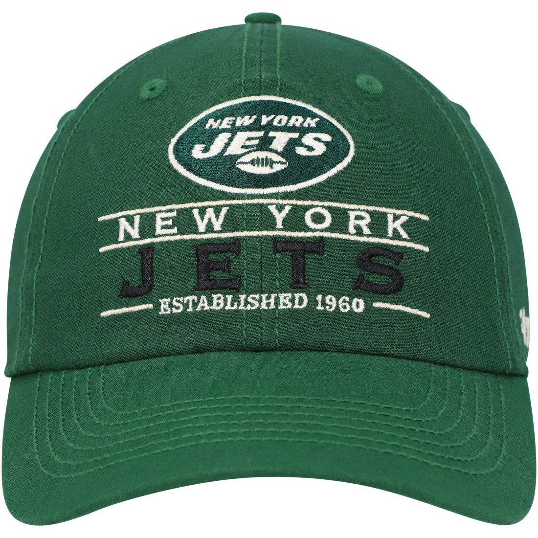New York Jets '47 Vernon Clean Up Adjustable Hat - Green Hats