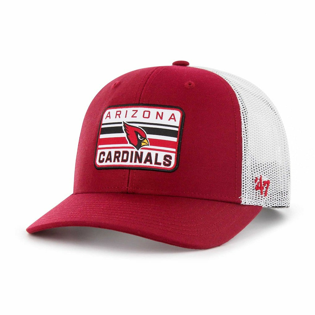 Arizona Cardinals '47 Drifter Adjustable Trucker Hat - Cardinal/White Hats
