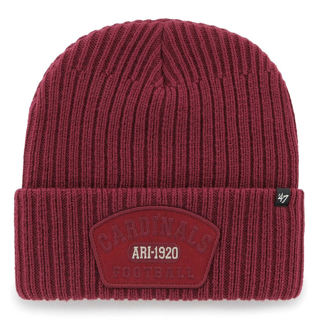 Arizona Cardinals '47 Ridgeway Cuffed Knit Hat - Cardinal Hats
