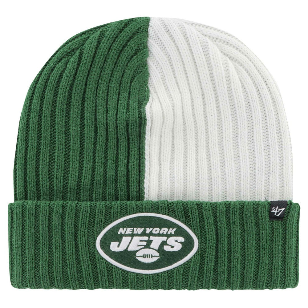 New York Jets '47 Fracture Cuffed Knit Hat - Green Hats