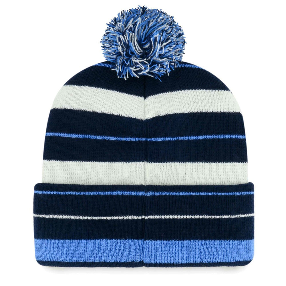 Tennessee Titans '47 Powerline Cuffed Knit Hat with Pom - Navy Hats