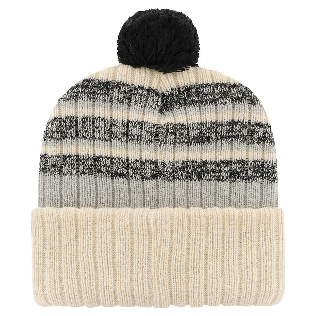 Las Vegas Raiders '47 Tavern Cuffed Knit Hat with Pom - Natural Hats