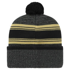 New Orleans Saints '47 Fadeout Cuffed Knit Hat with Pom - Black Hats