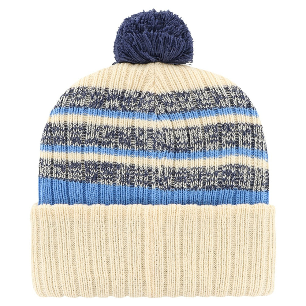 Tennessee Titans '47 Tavern Cuffed Knit Hat with Pom - Cream Hats