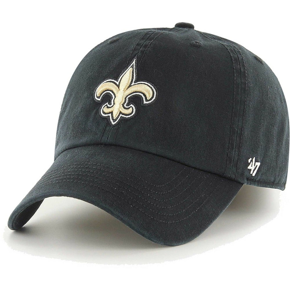 New Orleans Saints '47 Franchise Logo Fitted Hat - Black Hats