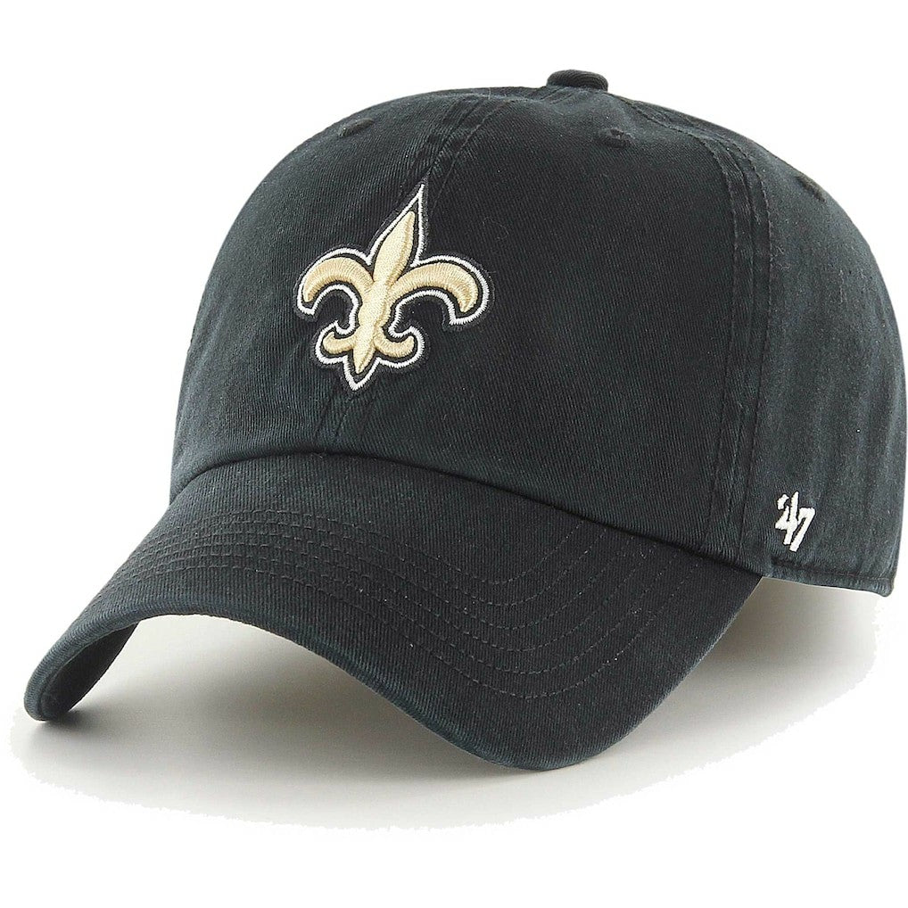 New Orleans Saints '47 Franchise Logo Fitted Hat - Black Hats