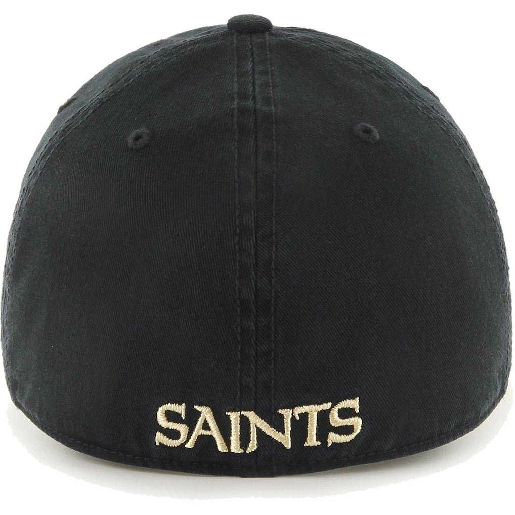 New Orleans Saints '47 Franchise Logo Fitted Hat - Black Hats