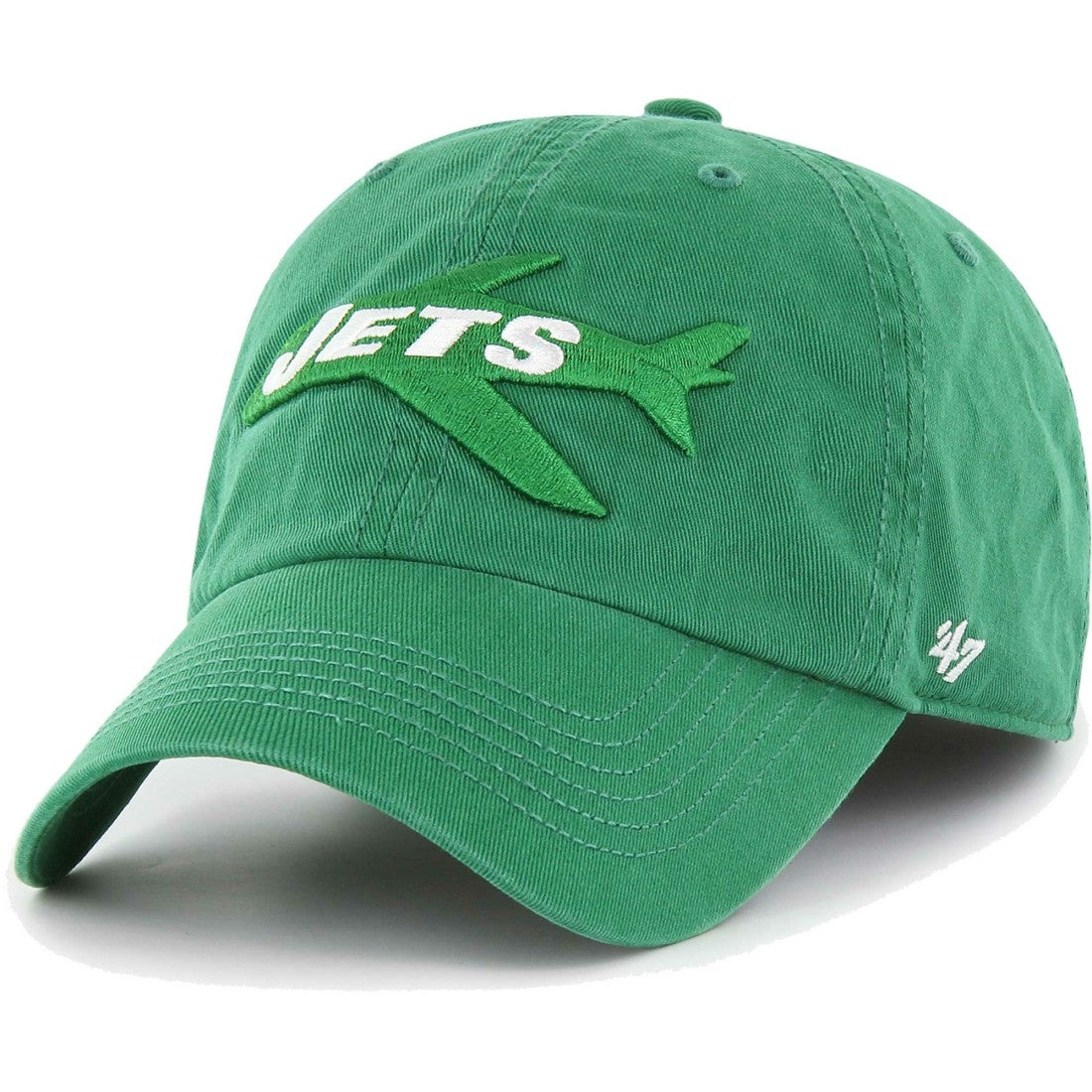 New York Jets '47 Gridiron Classics Franchise Fitted Hat - Kelly Green Hats