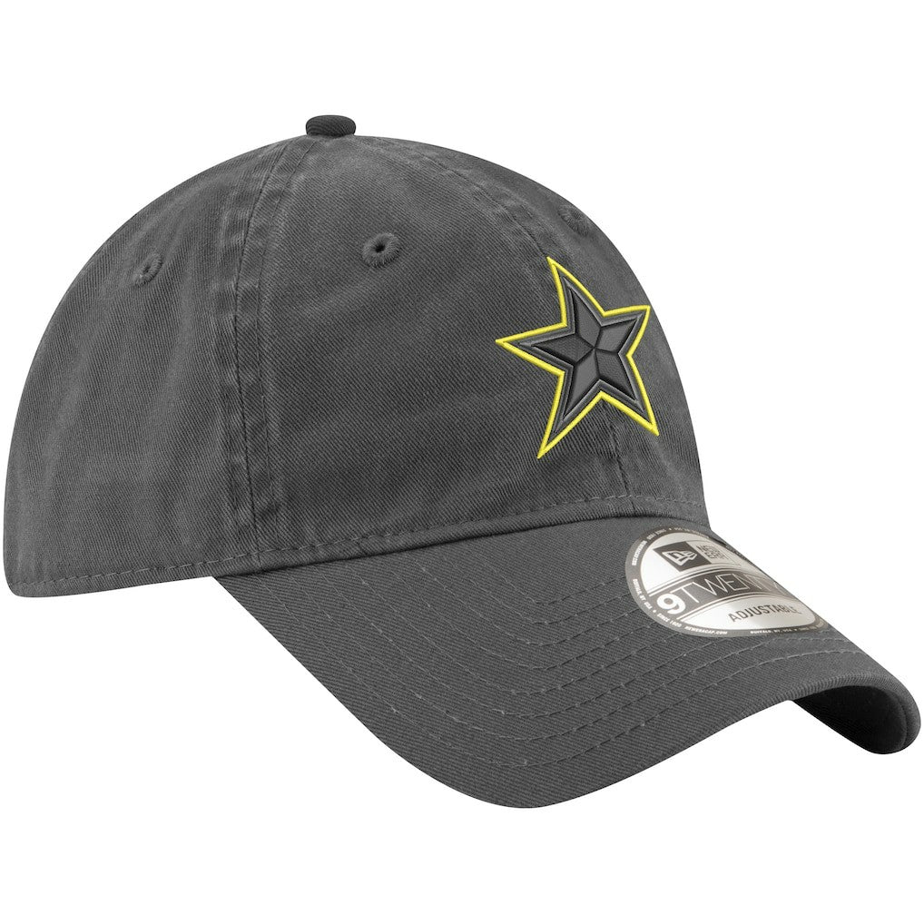 Dallas Cowboys New Era Volt 9TWENTY Adjustable Hat - Graphite Hats