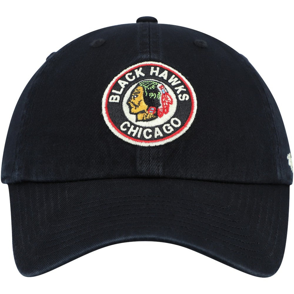 Chicago Blackhawks '47 Clean Up Adjustable Hat - Black | US 200009018