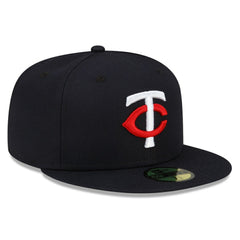 Minnesota Twins New Era 2023 Authentic Collection Home 59FIFTY Fitted Hat  - Navy Hats