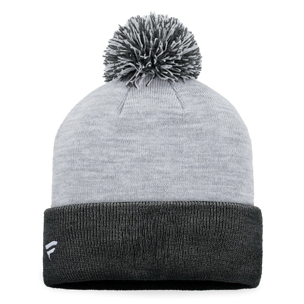 New Orleans Saints Women's Cuffed Knit Hat with Pom - Gray Hats