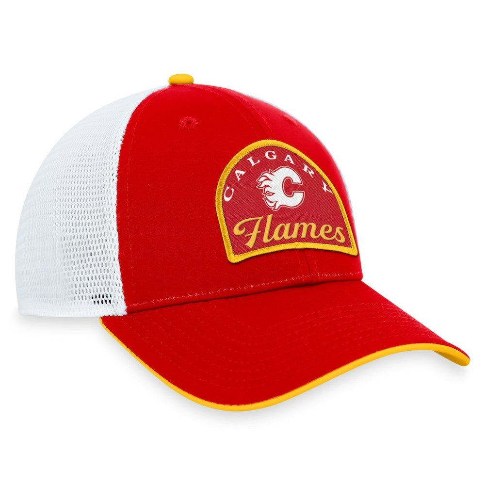 Calgary Flames Fanatics Fundamental Adjustable Hat - Red/White | US 200010108