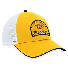 Nashville Predators Fanatics Fundamental Adjustable Hat - Gold/White | US 200010120