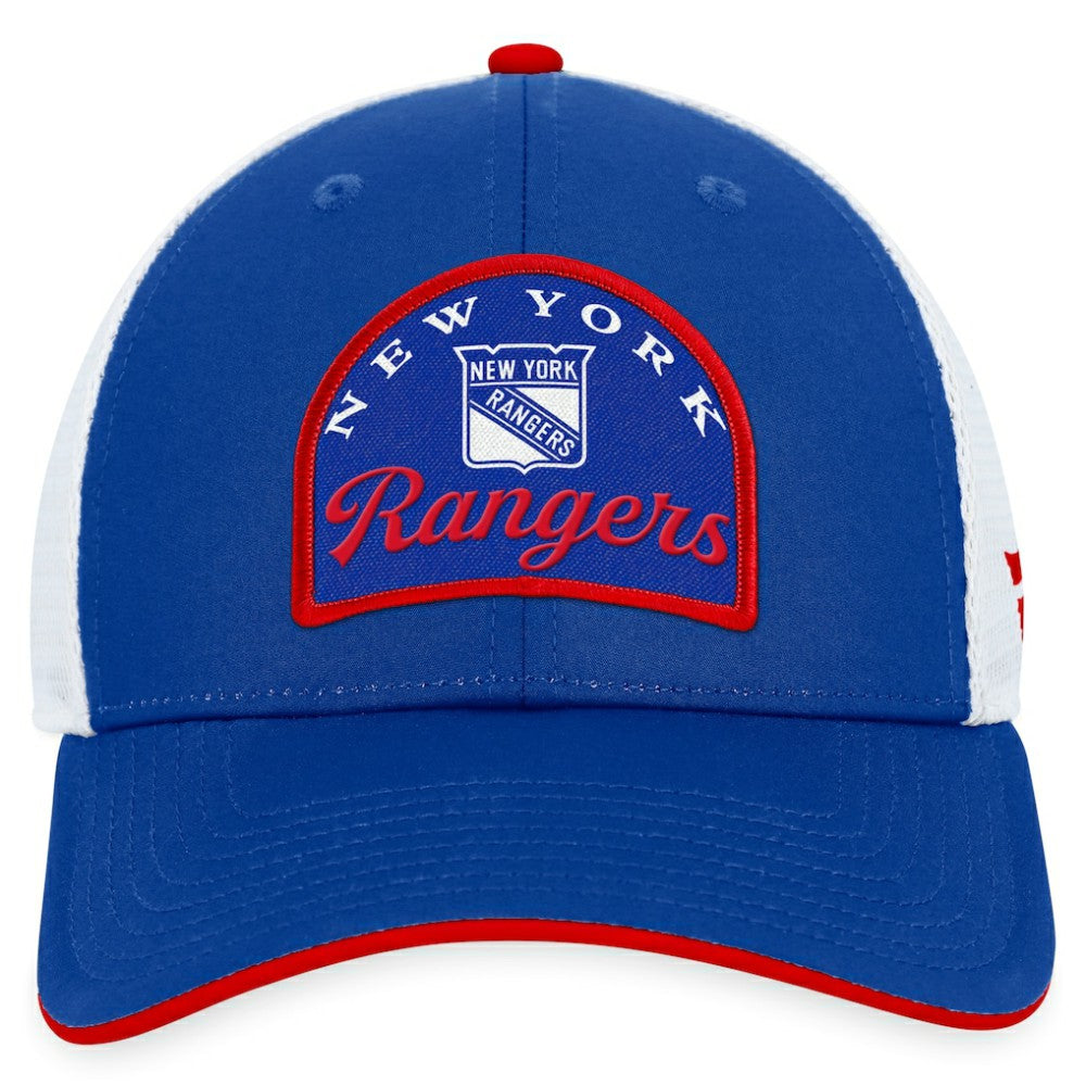 New York Rangers Fanatics Fundamental Adjustable Hat - Blue/White | US 200010123