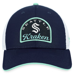 Seattle Kraken Fanatics Fundamental Adjustable Hat - Deep Sea Blue/White | US 200010128