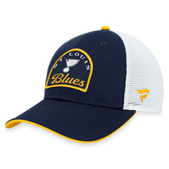 St. Louis Blues Fanatics Fundamental Adjustable Hat - Navy/White | US 200010129