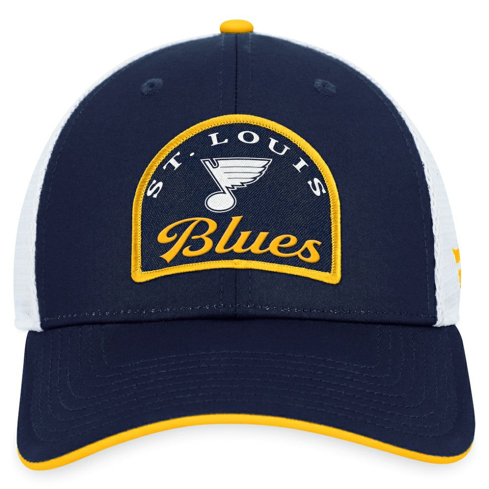 St. Louis Blues Fanatics Fundamental Adjustable Hat - Navy/White | US 200010129