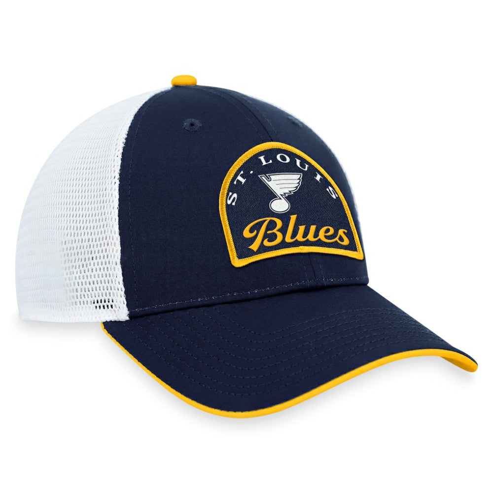 St. Louis Blues Fanatics Fundamental Adjustable Hat - Navy/White | US 200010129