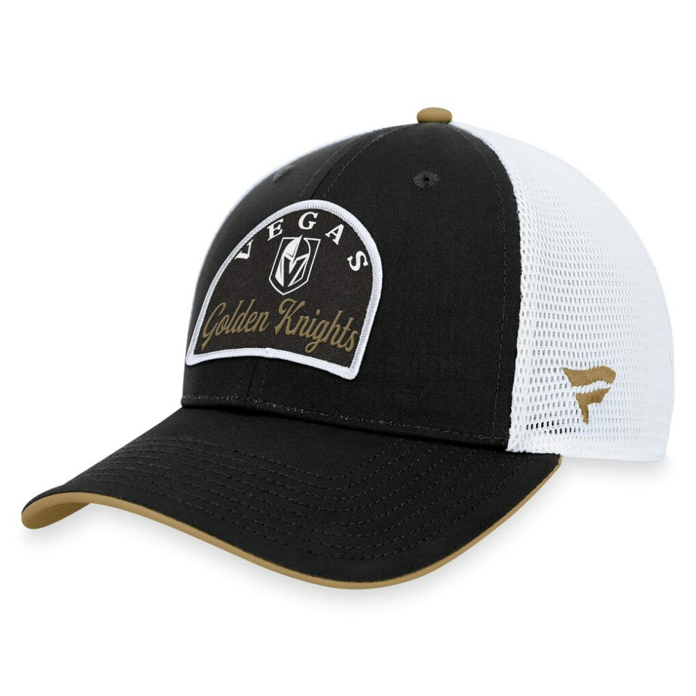 Vegas Golden Knights Fanatics Fundamental Adjustable Hat - Black/White | US 200010133