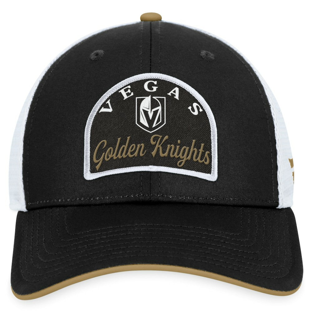 Vegas Golden Knights Fanatics Fundamental Adjustable Hat - Black/White | US 200010133