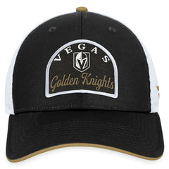 Vegas Golden Knights Fanatics Fundamental Adjustable Hat - Black/White | US 200010133
