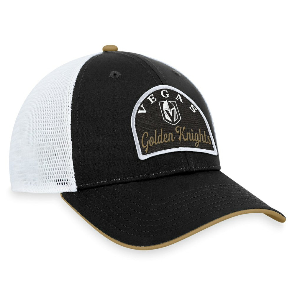 Vegas Golden Knights Fanatics Fundamental Adjustable Hat - Black/White | US 200010133