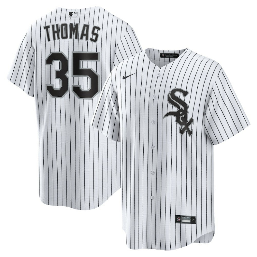 Frank Thomas Chicago White Sox Nike Home Retired Player Replica Jersey - White Jerseys