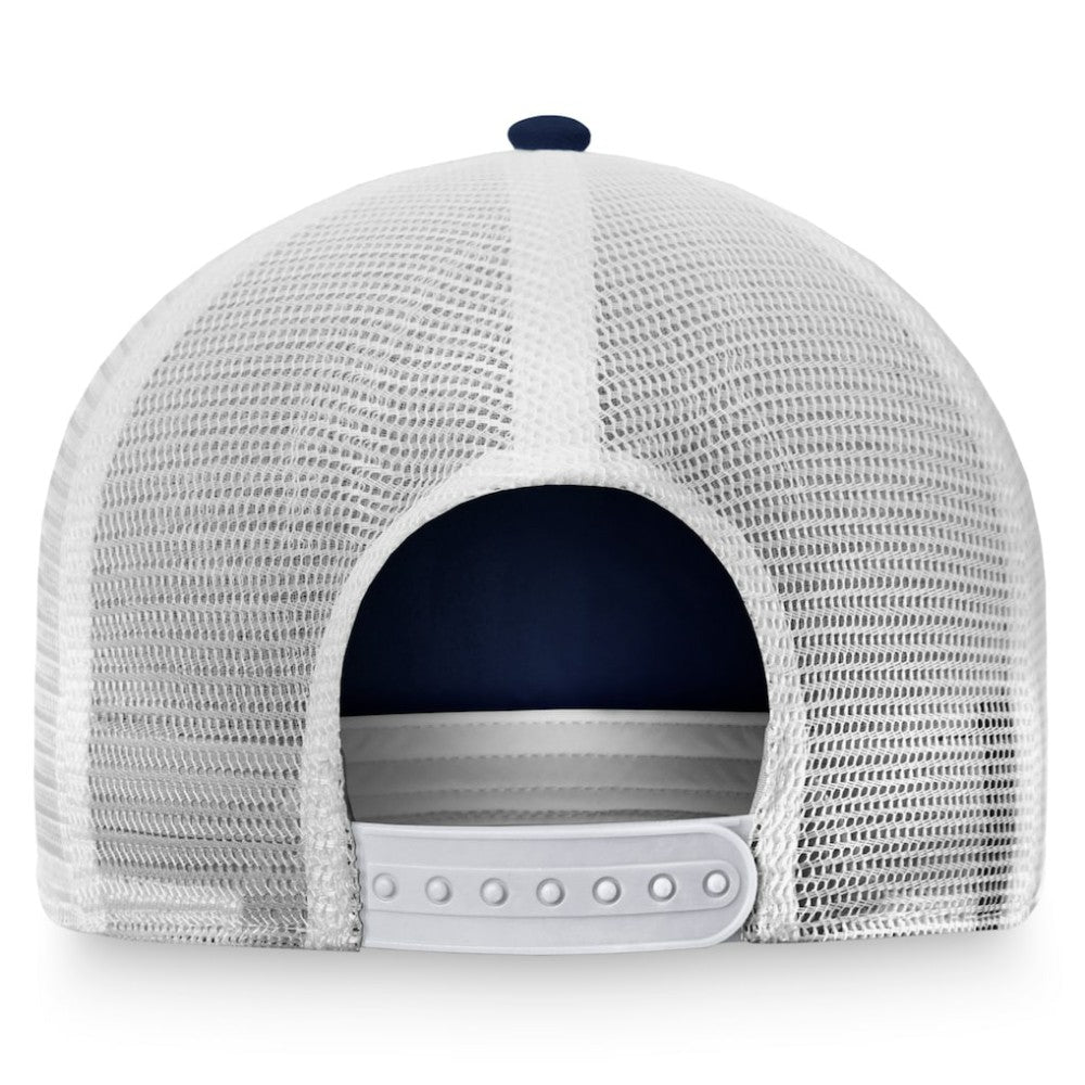 St. Louis Blues Fanatics Women's Fundamental Trucker Adjustable Hat - Navy/White | US 200010192