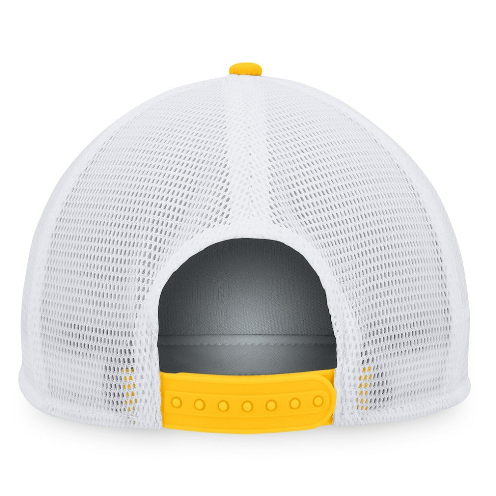 Nashville Predators Fanatics Foam Front Patch Trucker Snapback Hat - Gold/White | US 200010203