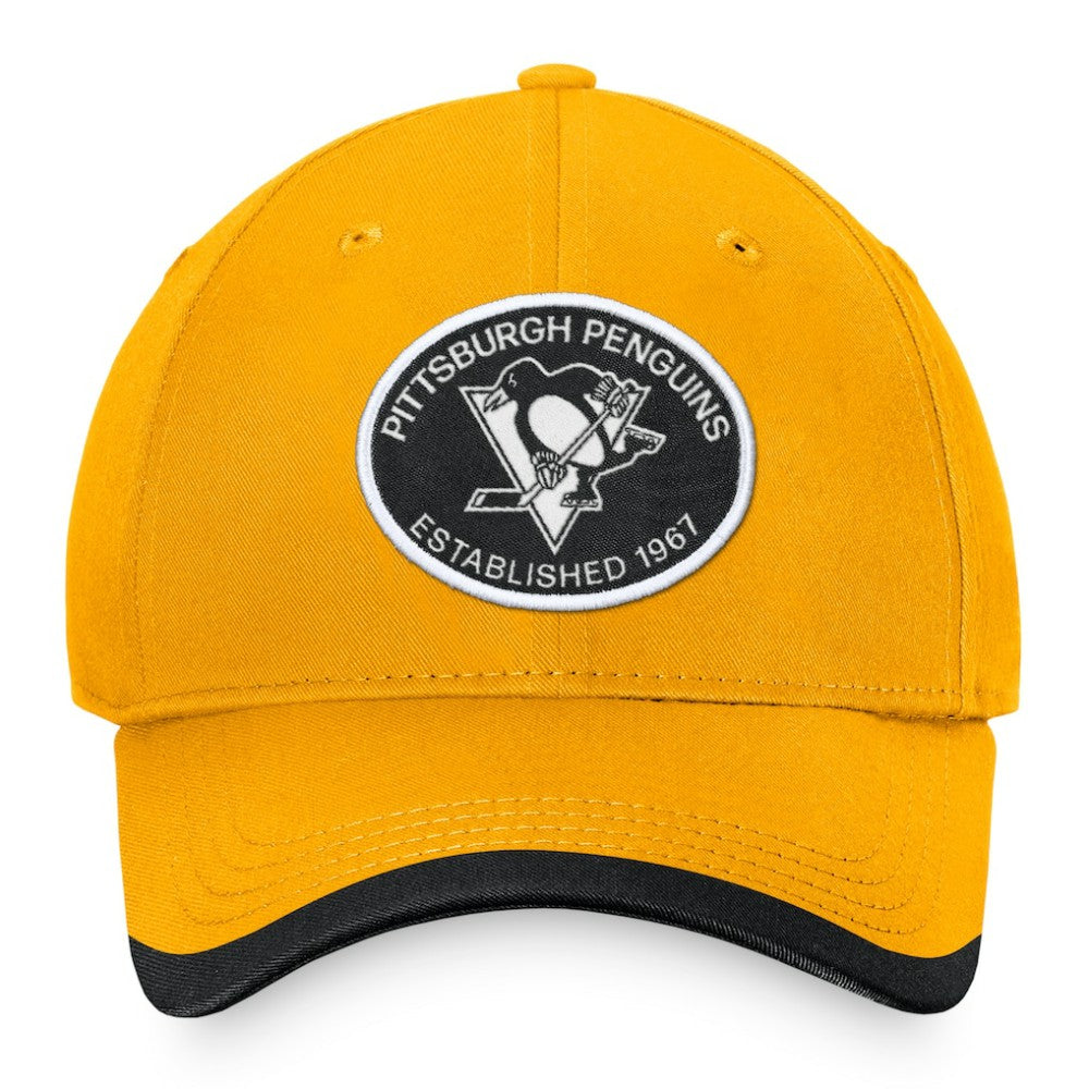 Pittsburgh Penguins Fanatics Fundamental Adjustable Hat - Gold | US 200010285