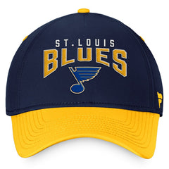St. Louis Blues Fanatics Fundamental 2-Tone Flex Hat - Navy/Gold | US 200010312