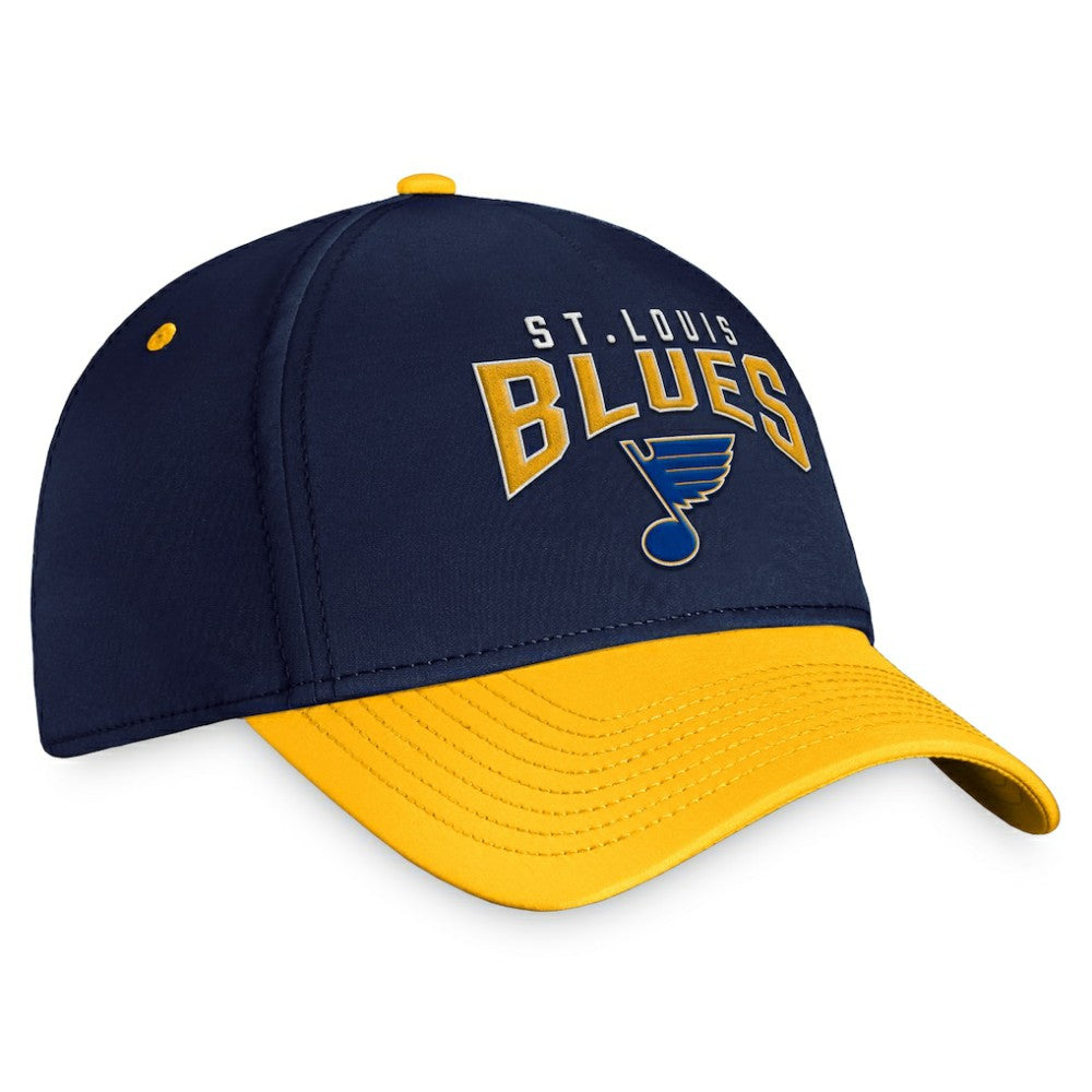 St. Louis Blues Fanatics Fundamental 2-Tone Flex Hat - Navy/Gold | US 200010312
