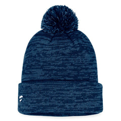 Seattle Kraken Fanatics Fundamental Cuffed Knit Hat with Pom - Deep Sea Blue | US 200010449